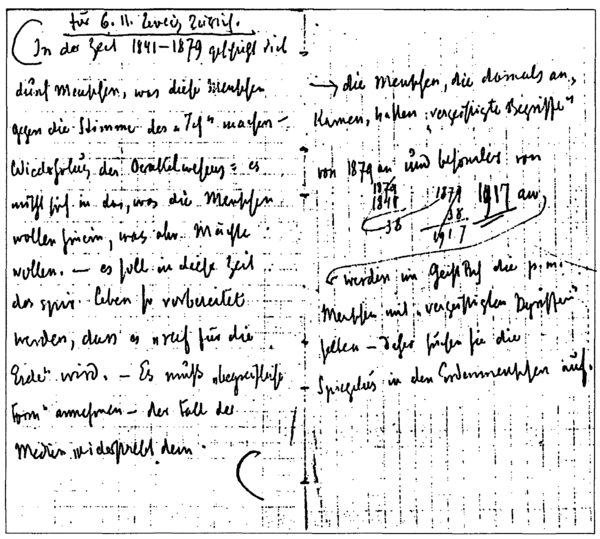 Zeichnung aus GA 178, S. 236