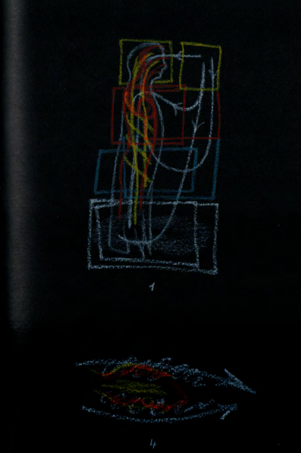 Wandtafelzeichnung aus GA 221, nach S. 80