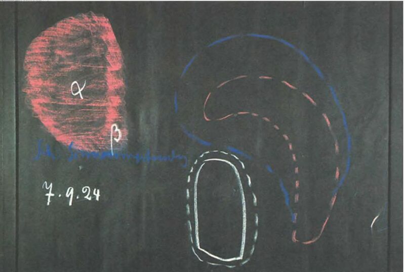 Tafel 2 Dornach, 7. September 1924, 3. Vortrag