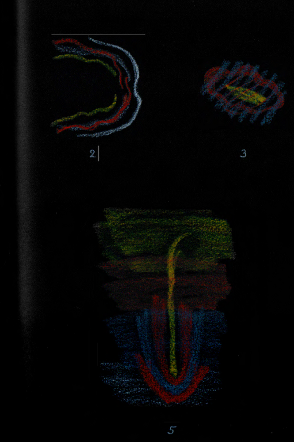 Wandtafelzeichnung aus GA 221, nach S. 80